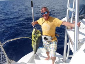 45-50 Foot Mahi caught by Tim Clipson in the Atlantic near Compass Cay Cut